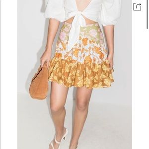 Zimmermann the Lovestruck Flip skirt